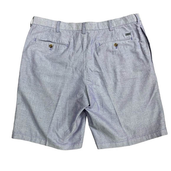 Men’s IZOD 40 XL Shorts Khakis Chino Cotton Twill Blue Golf Relaxed Classic NWOT - Picture 4 of 8